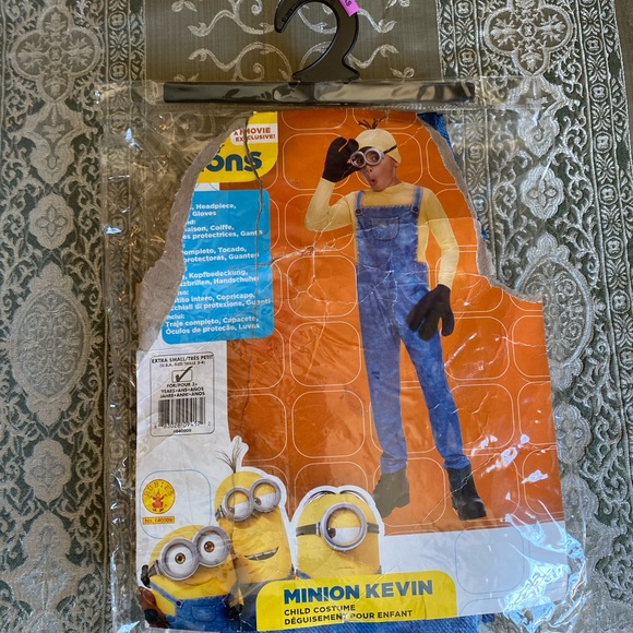 MINION KEVIN COSTUME SIZE BOY EXTRA SMALL (3-4) 🌟EUC🌟 - Picture 8 of 12